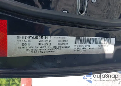 2014 Dodge Charger Police from USA, damaged, VIN 2C3CDXAT7EH252354